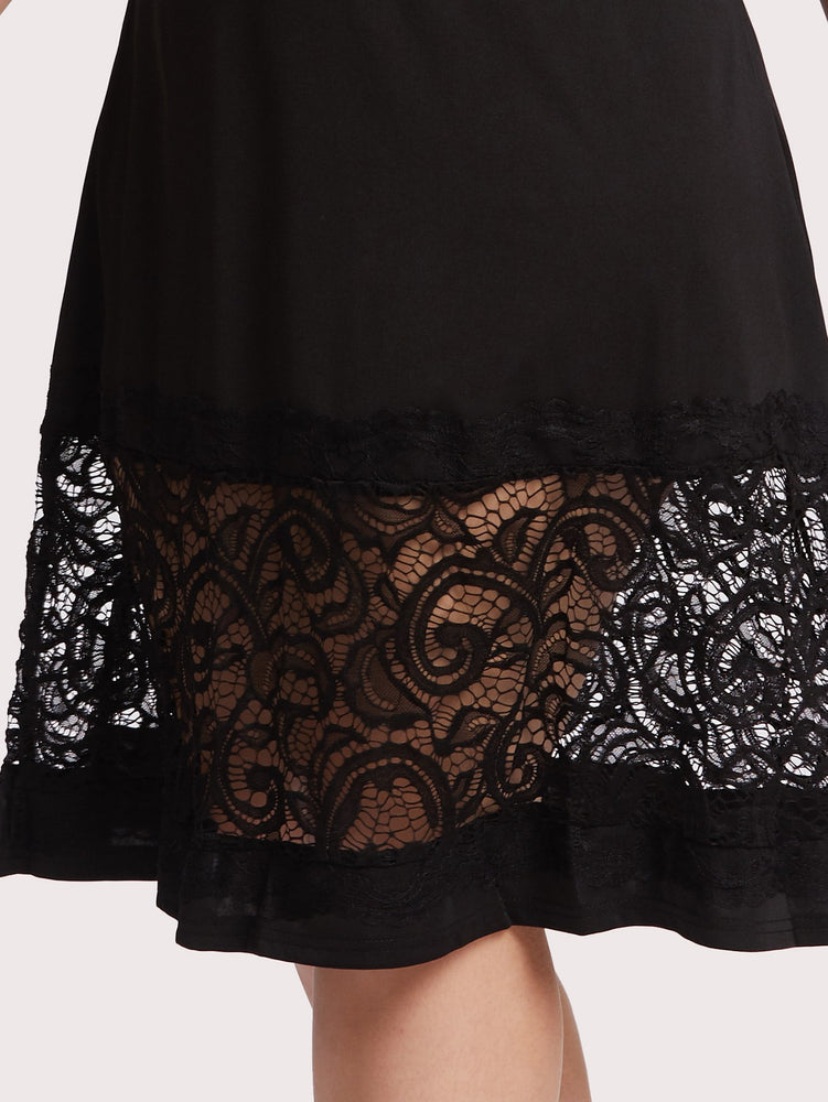 Lace Panel Dress