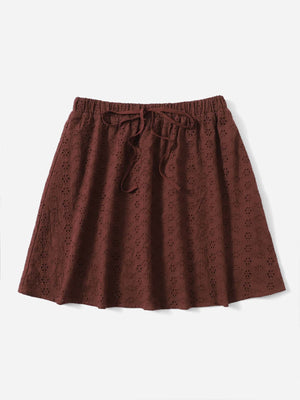 Knot Waist Schiffy Skirt