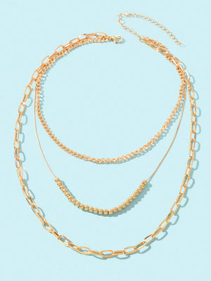 Minimalist Layered Chain Necklace