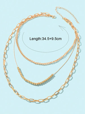 Minimalist Layered Chain Necklace