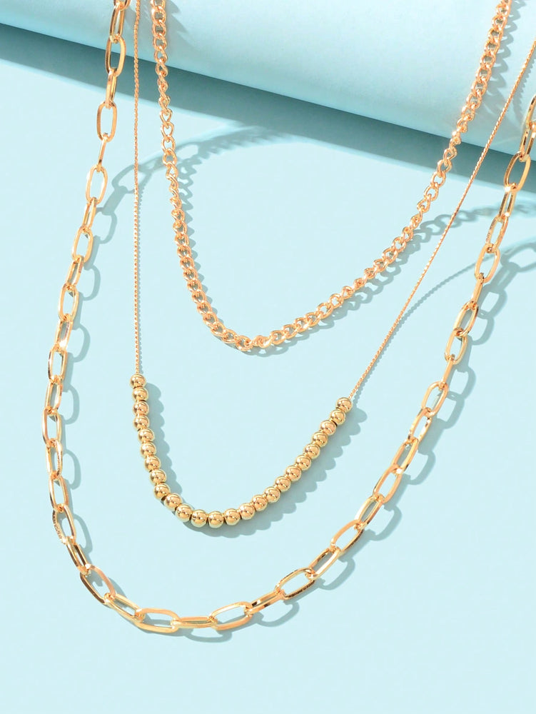 Minimalist Layered Chain Necklace