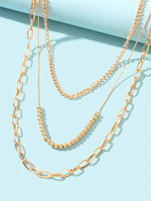 Minimalist Layered Chain Necklace